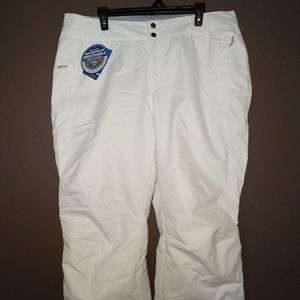 Columbia W Bugaboo II Pant Insulated XL White NWT